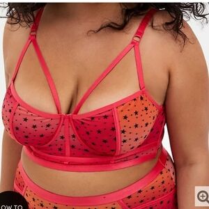 🆕OMBRE STAR STRAPPY UNDERWIRE LONGLINE BRALETTE